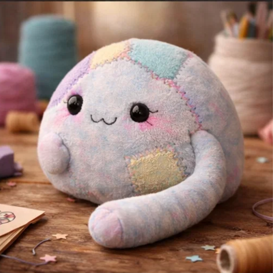 Kawaii Patchwork Cat