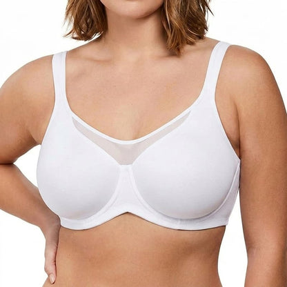 Women's Elegant Sheer Full Coverage Bra