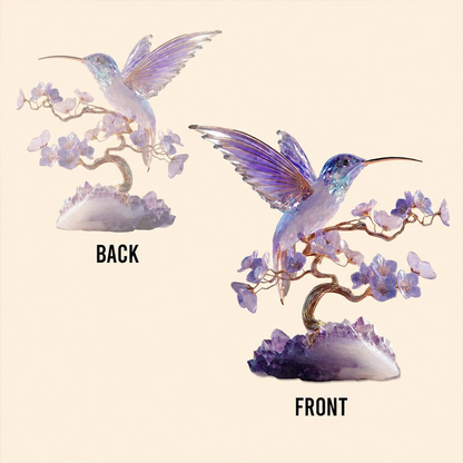 Stunning Amethyst Styled Hummingbird