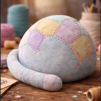 Kawaii Patchwork Cat