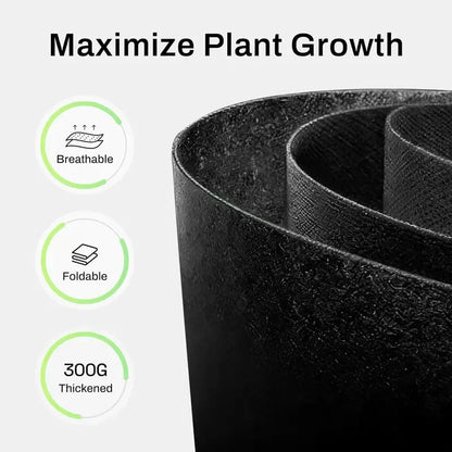 5-Pack 5 Gallon Grow Bags – Heavy Duty Aeration Fabric Pots with Handles for Vegetables, Flowers & Fruits.