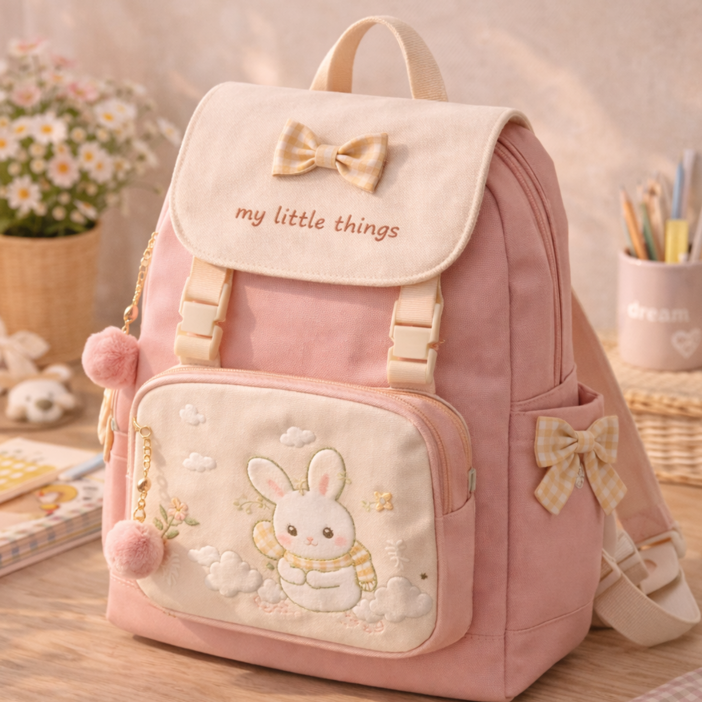 Kawaii Bunny Pastel Backpack