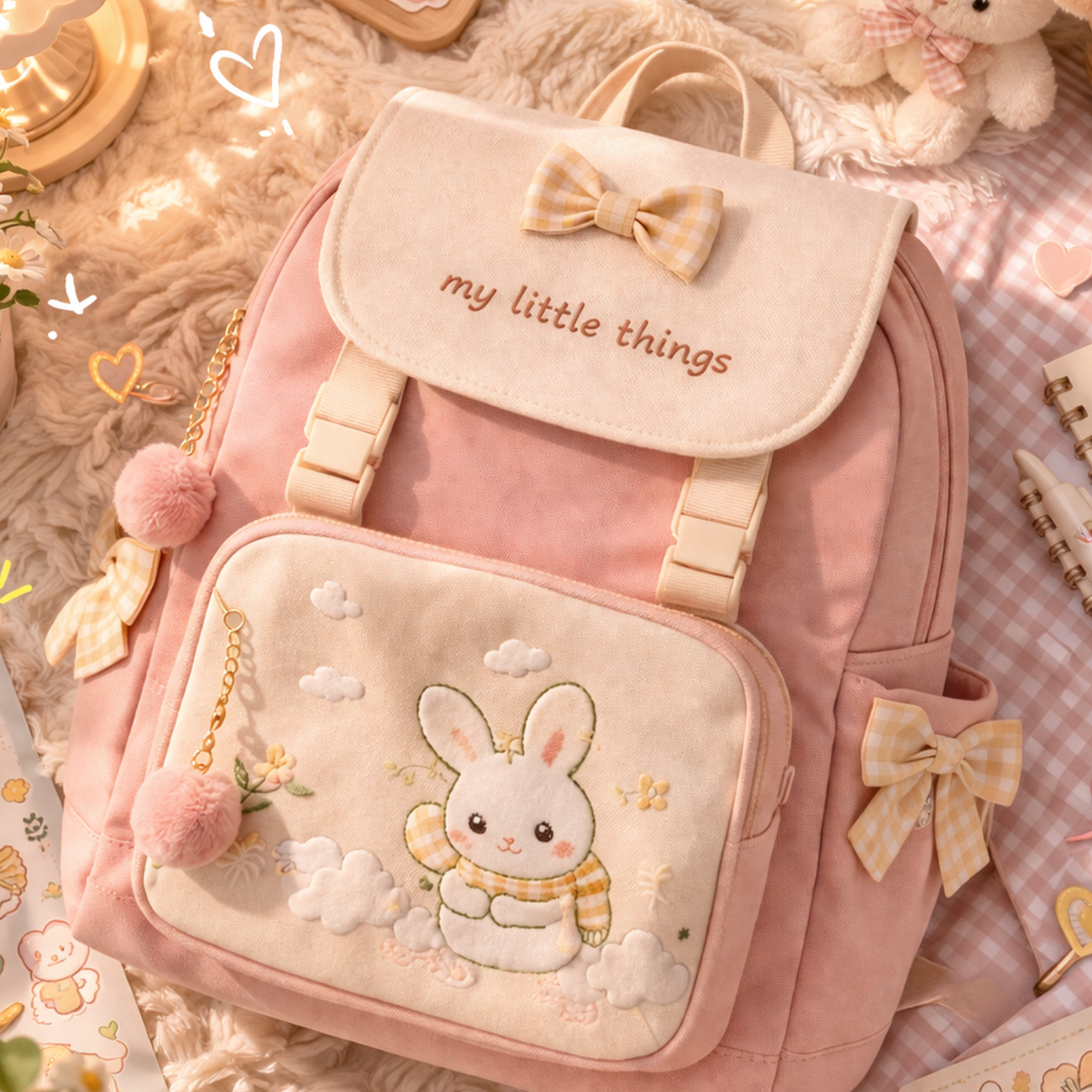 Kawaii Bunny Pastel Backpack