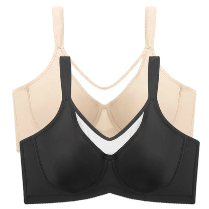 Women's Elegant Sheer Full Coverage Bra