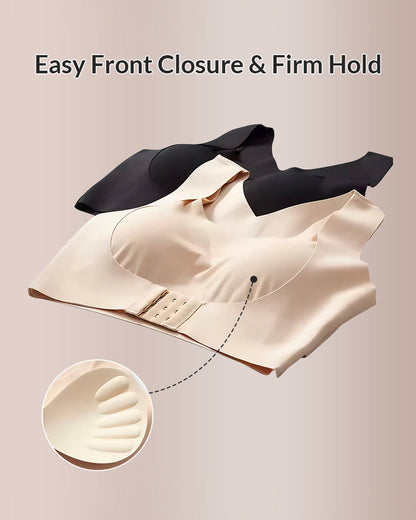 Posture Bra Front Closure Cross-Back Wireless
