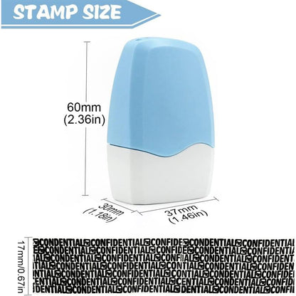 Privacy Protection Security Roller Stamp — Address & Billing Info Blocker
