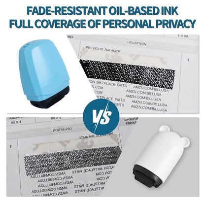 Privacy Protection Security Roller Stamp — Address & Billing Info Blocker