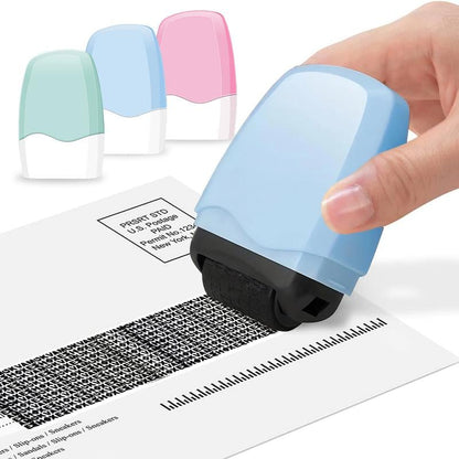 Privacy Protection Security Roller Stamp — Address & Billing Info Blocker
