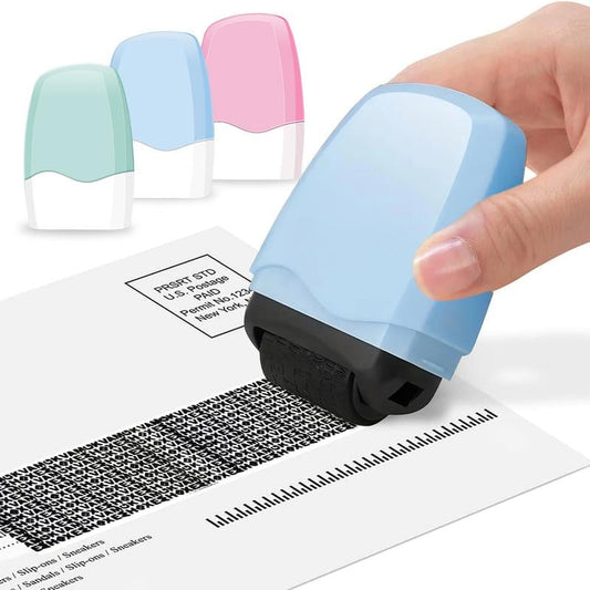 Privacy Protection Security Roller Stamp — Address & Billing Info Blocker