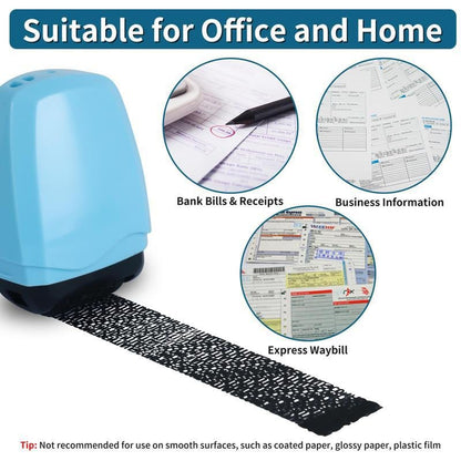 Privacy Protection Security Roller Stamp — Address & Billing Info Blocker