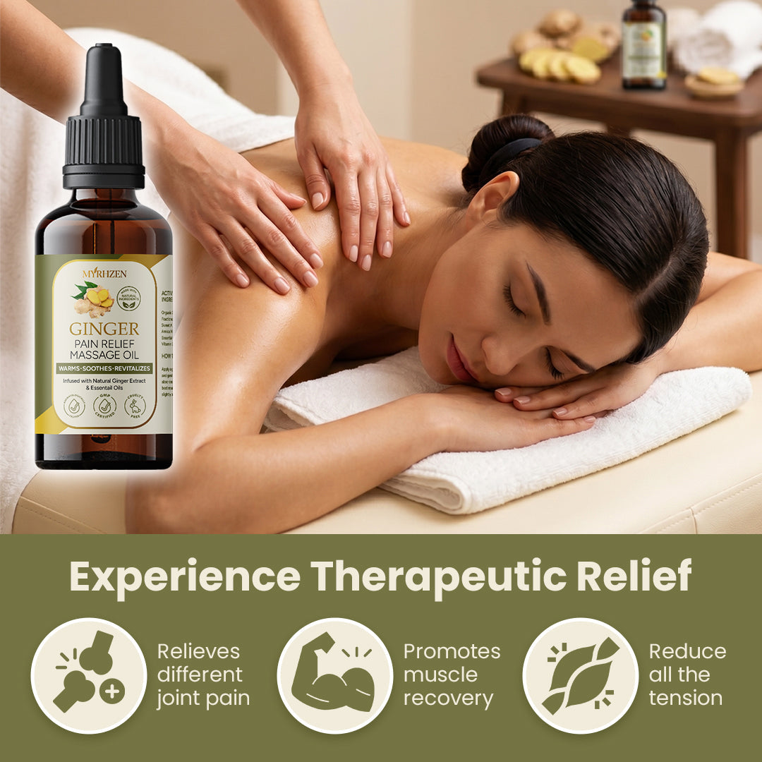 Myrhzen Ginger Pain Relief Massage Oil