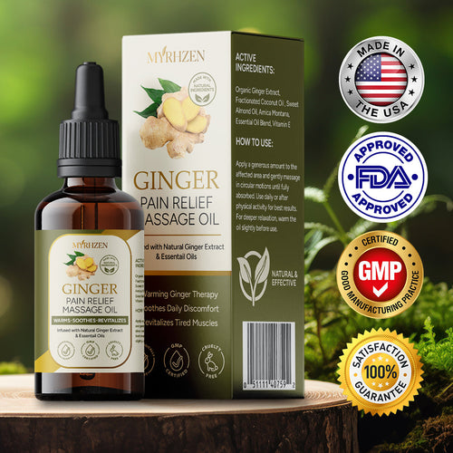 Myrhzen Ginger Pain Relief Massage Oil