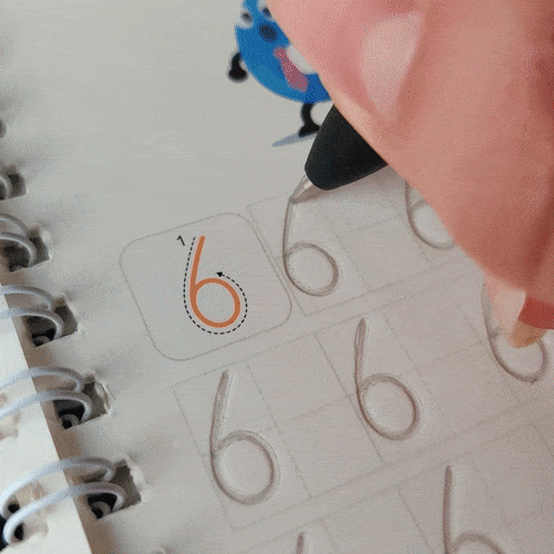 MagicBook | Kids Practice Copybook Set (4Pcs/Set)